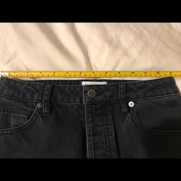 Rouje Black Straight Leg Jeans size 27 French girl denim sezane - Picture 4 of 10